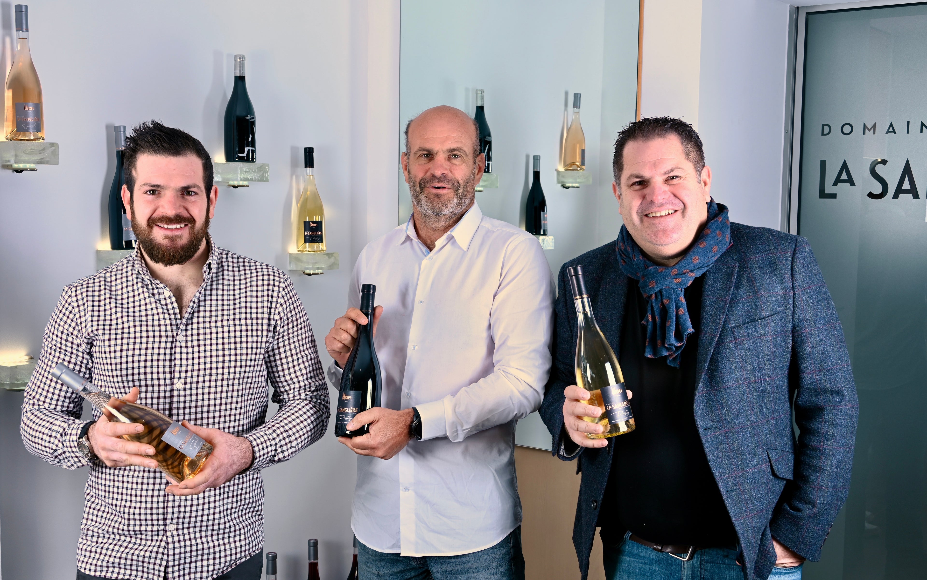 Rémy, Olivier et Pierre Devictor, générations de passionnés au Domaine de la Sanglière.