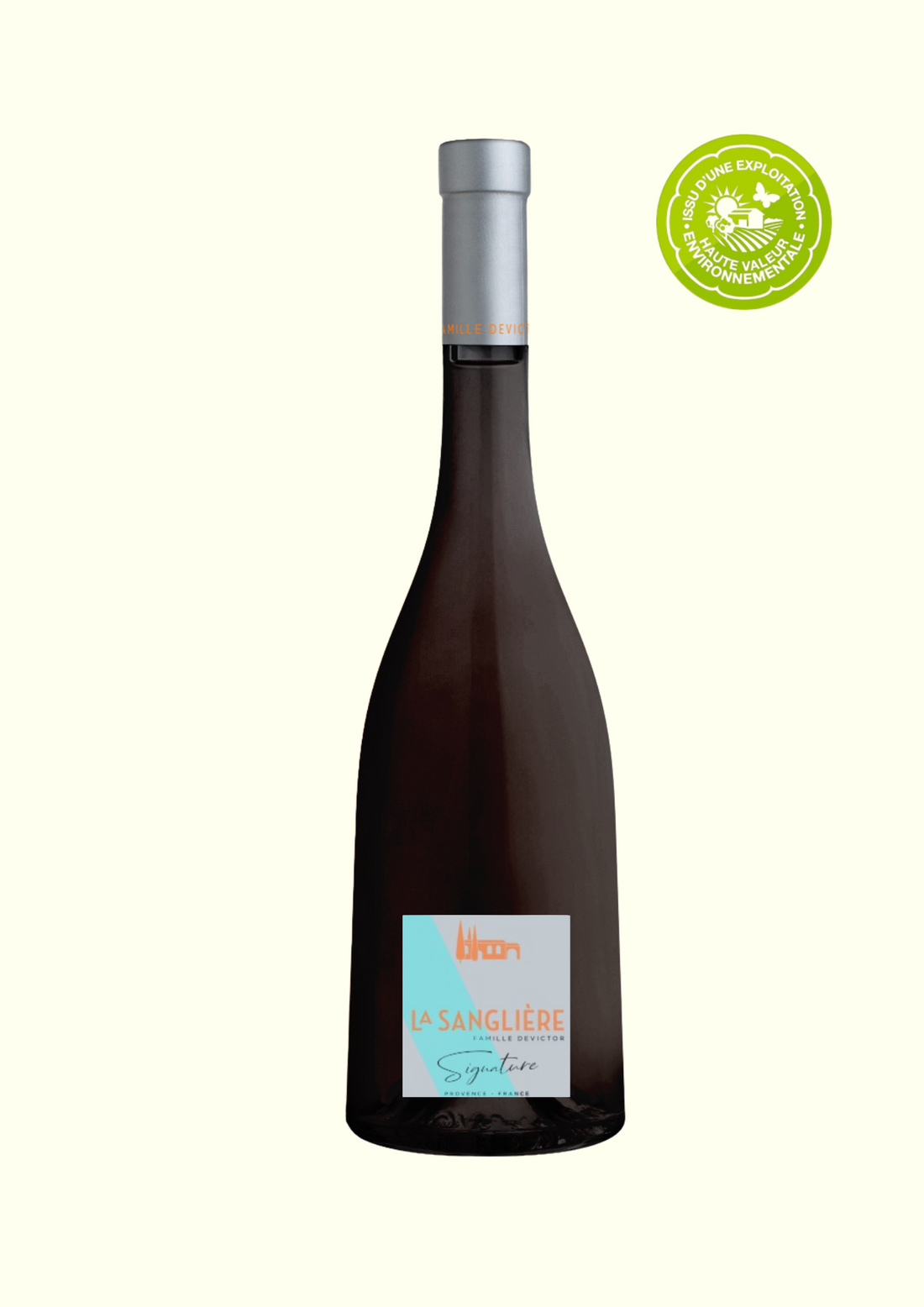 Bouteille Signature Rouge AOP Côtes de Provence - La Sanglière - Label HVE3