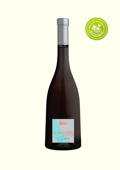 Bouteille Signature Rouge AOP Côtes de Provence - La Sanglière - Label HVE3