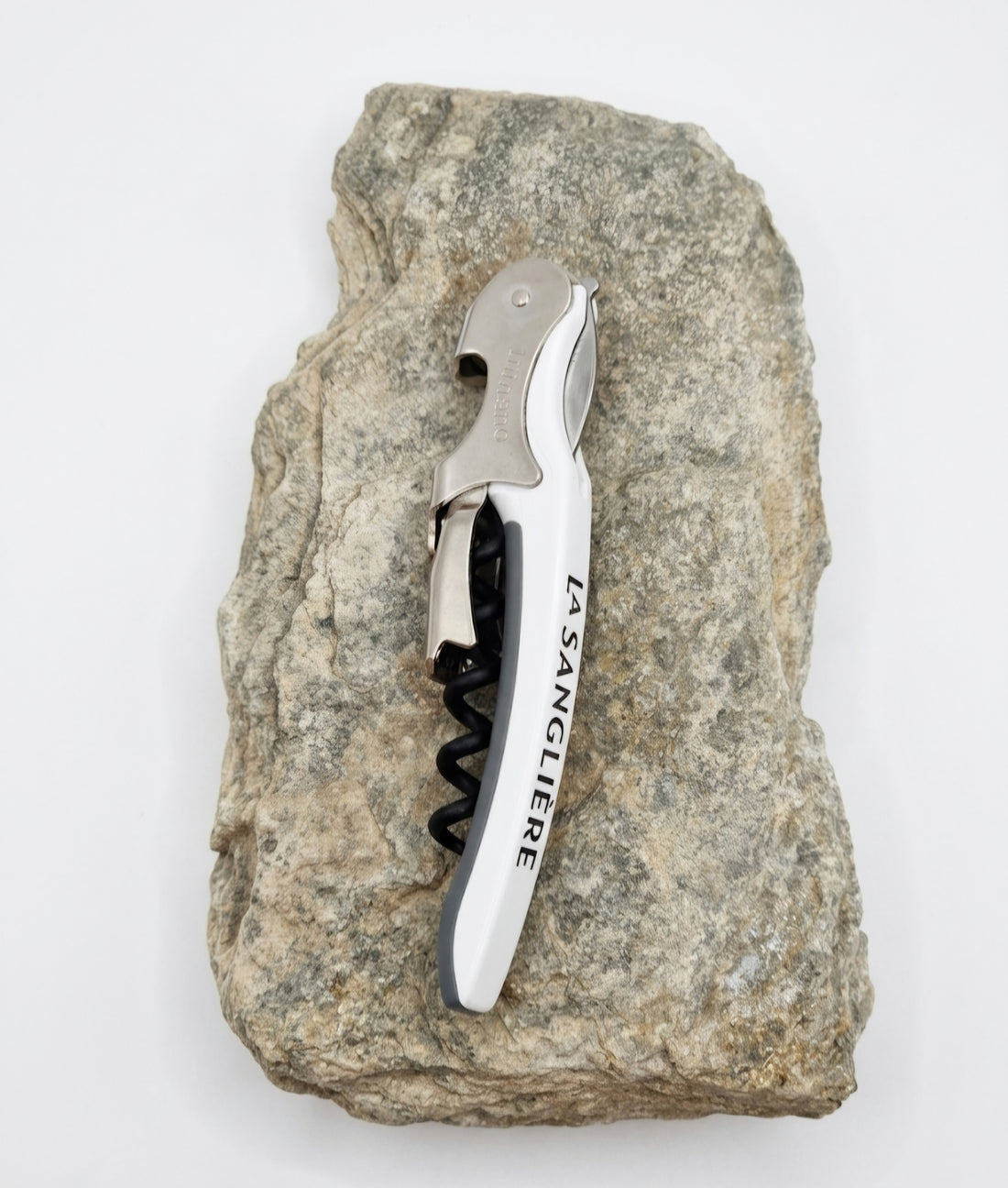 Sommelier tire-bouchon double levier estampillé La Sanglière – Accessoire vin Provence-bormes
